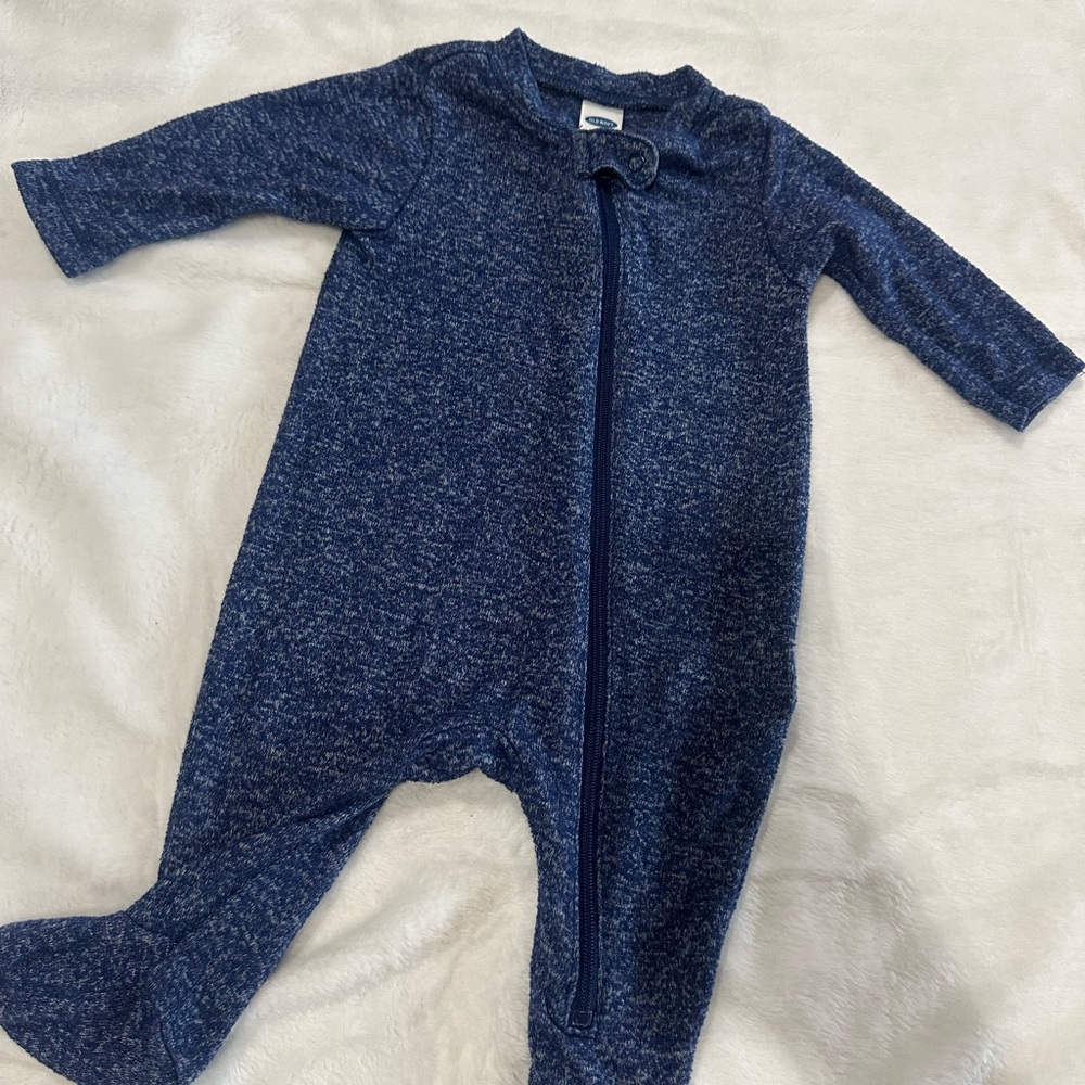 Old Navy 0-3 Month Cozy Blue One Piece